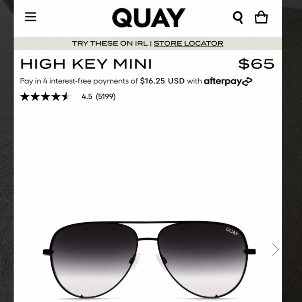 Quay High key mini sunglasses
